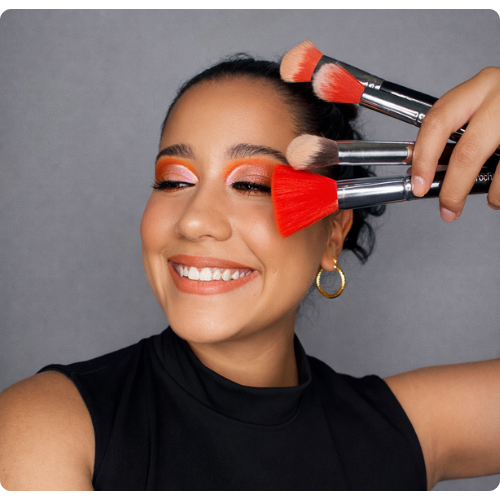 Milagros Durán trabajando