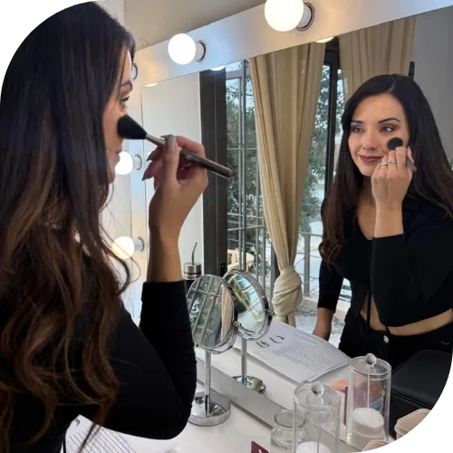 Clase privada de automaquillaje en Córdoba — Milagros Durán Maquilladora